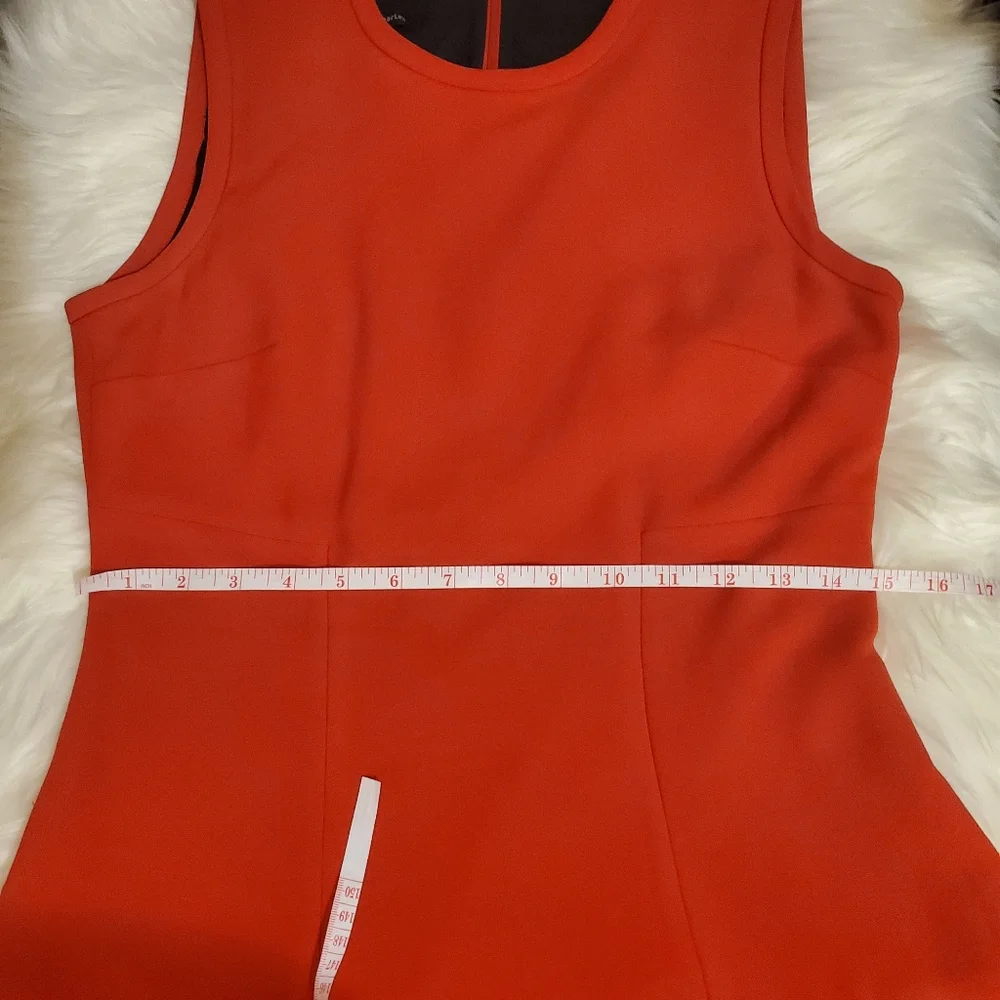 Judith & Charles Red Pleated Dress - Picture 8 of 9